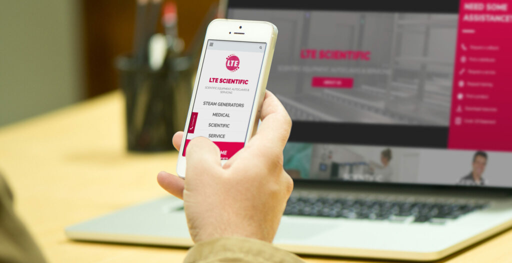 LTE scientific website on mobile