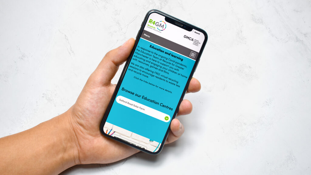 R4GM website seen on a mobile