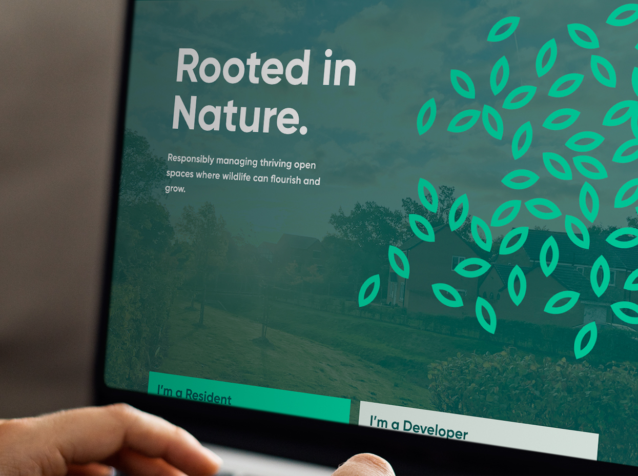 Trustgreen website hero section displayed on desktop
