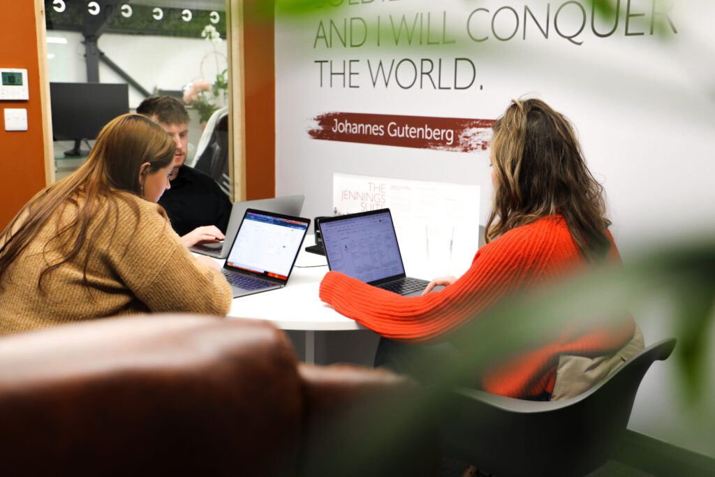 Digital team meeting in progress