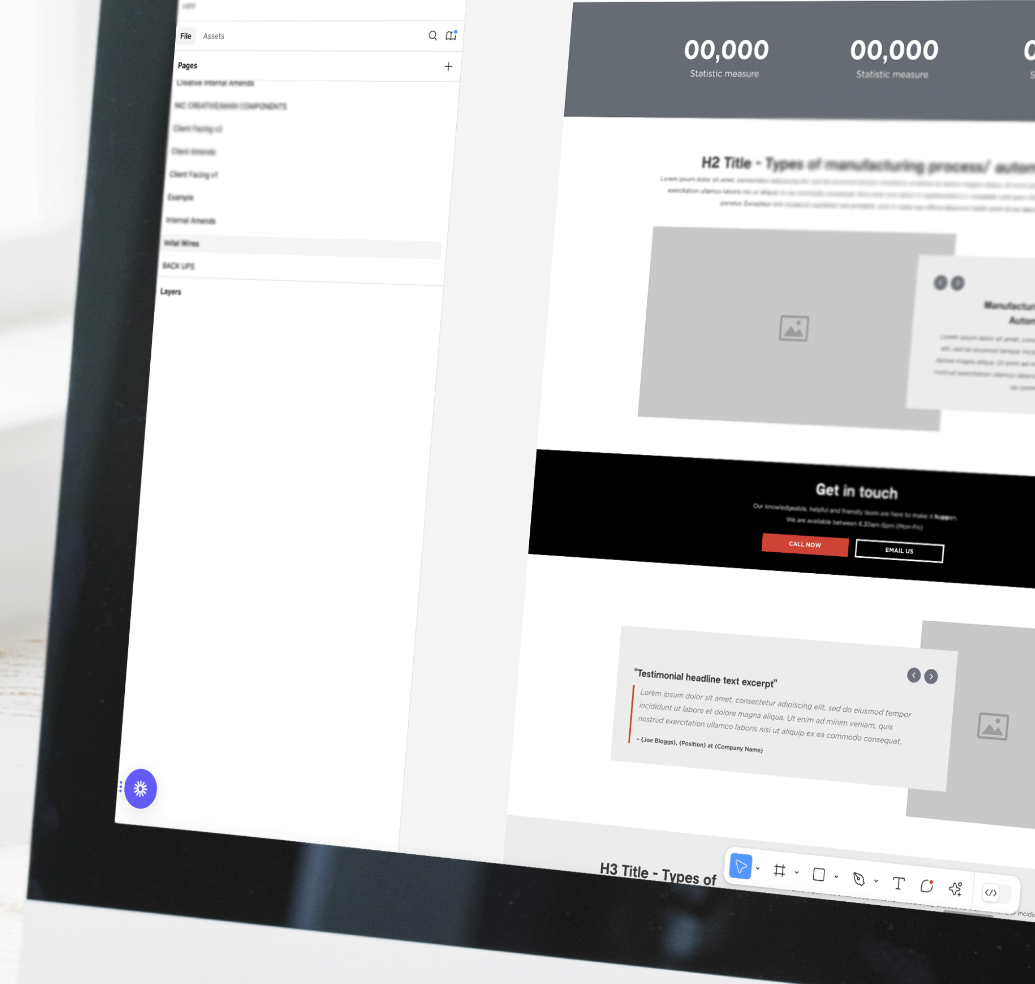 Image of UX Wires on computer