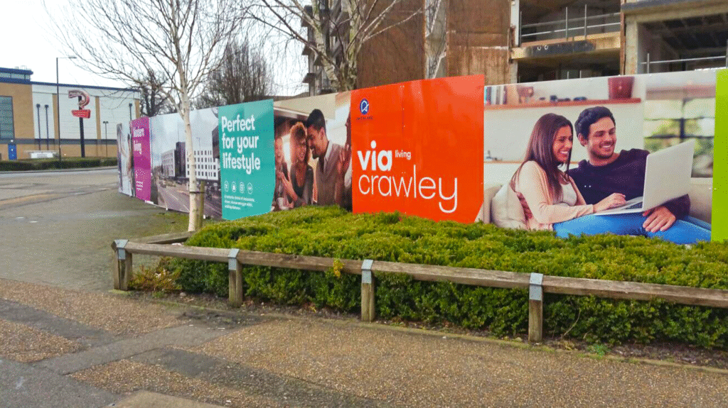 Cornerstone hoarding project for Interland
